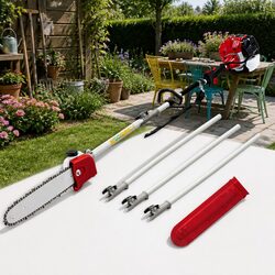 Detailed Specs: 52cc Petrol Pole Chainsaw with 12" Bar