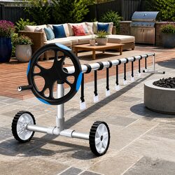 Pool Cover Roller 5.5m Adjustable Aluminium Specifications