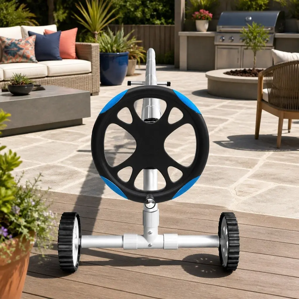 Pool Cover Roller 5.5m Adjustable Aluminium