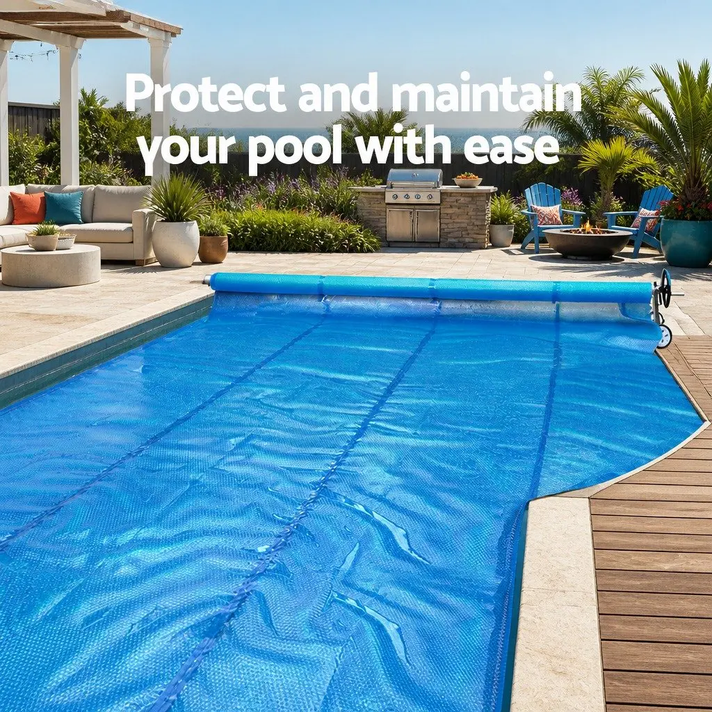 Pool Cover Roller 5.5m Adjustable Aluminium