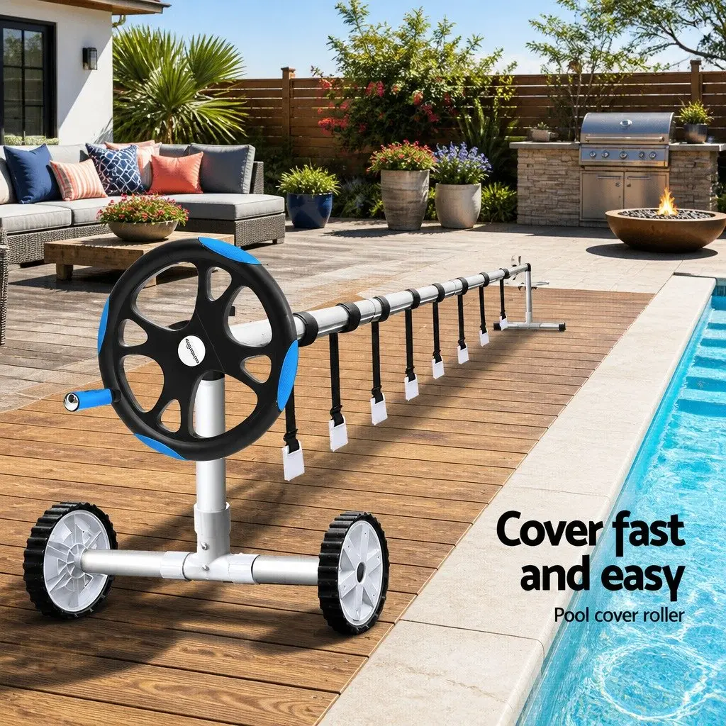 Pool Cover Roller 5.5m Adjustable Aluminium
