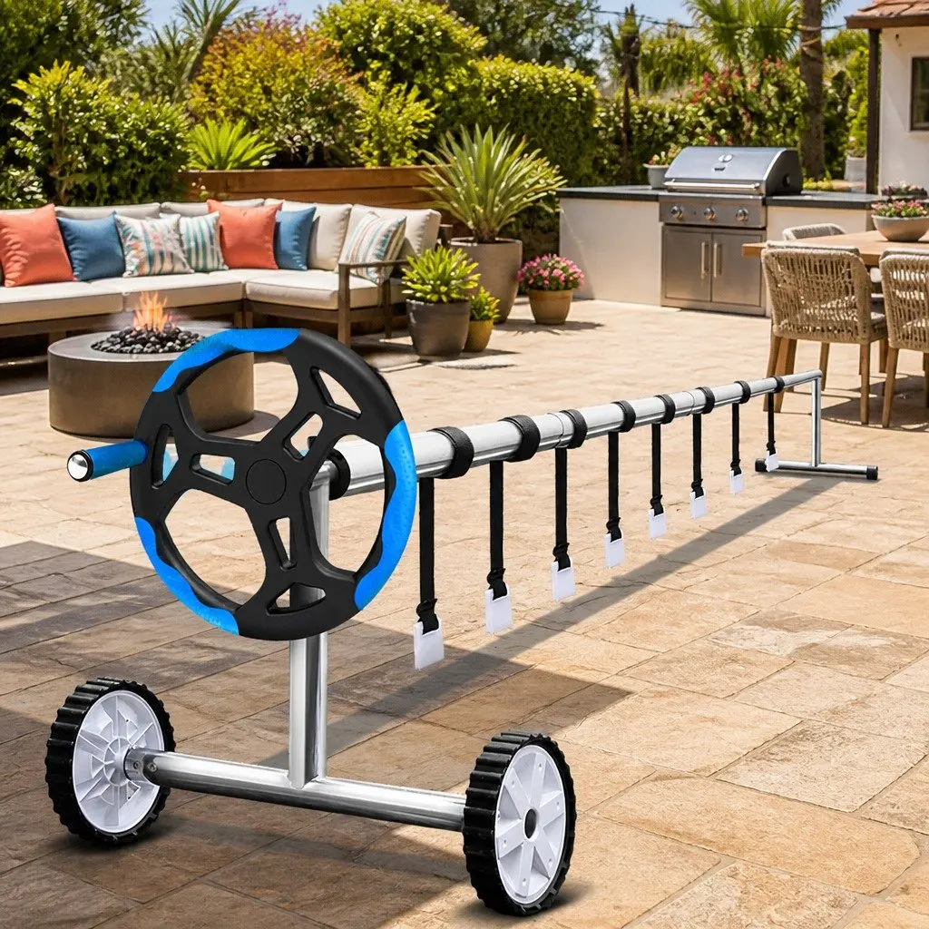 Pool Cover Roller 5.5m Adjustable Aluminium