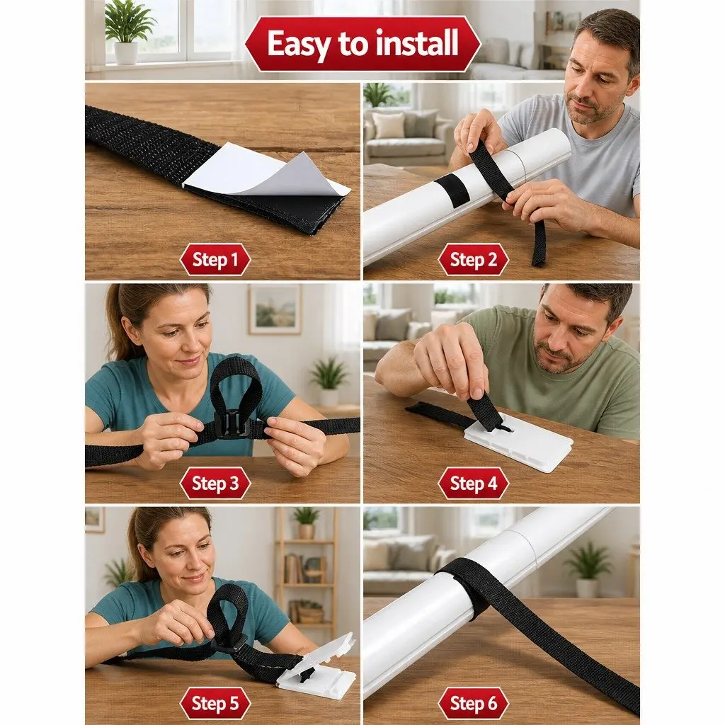Pool Cover Roller Attachment Kit 8PCS