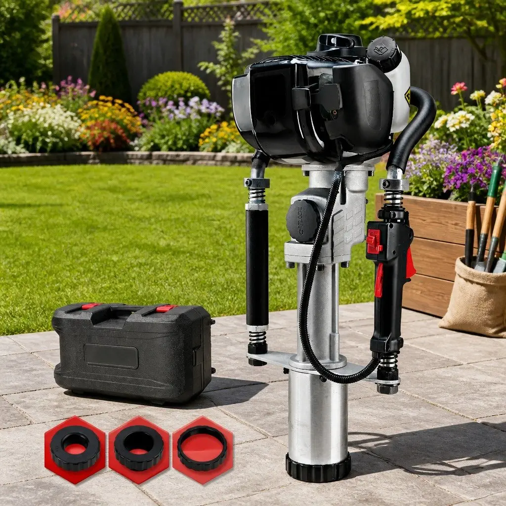 4-Stroke 38CC Petrol Post Driver with High Impact Force