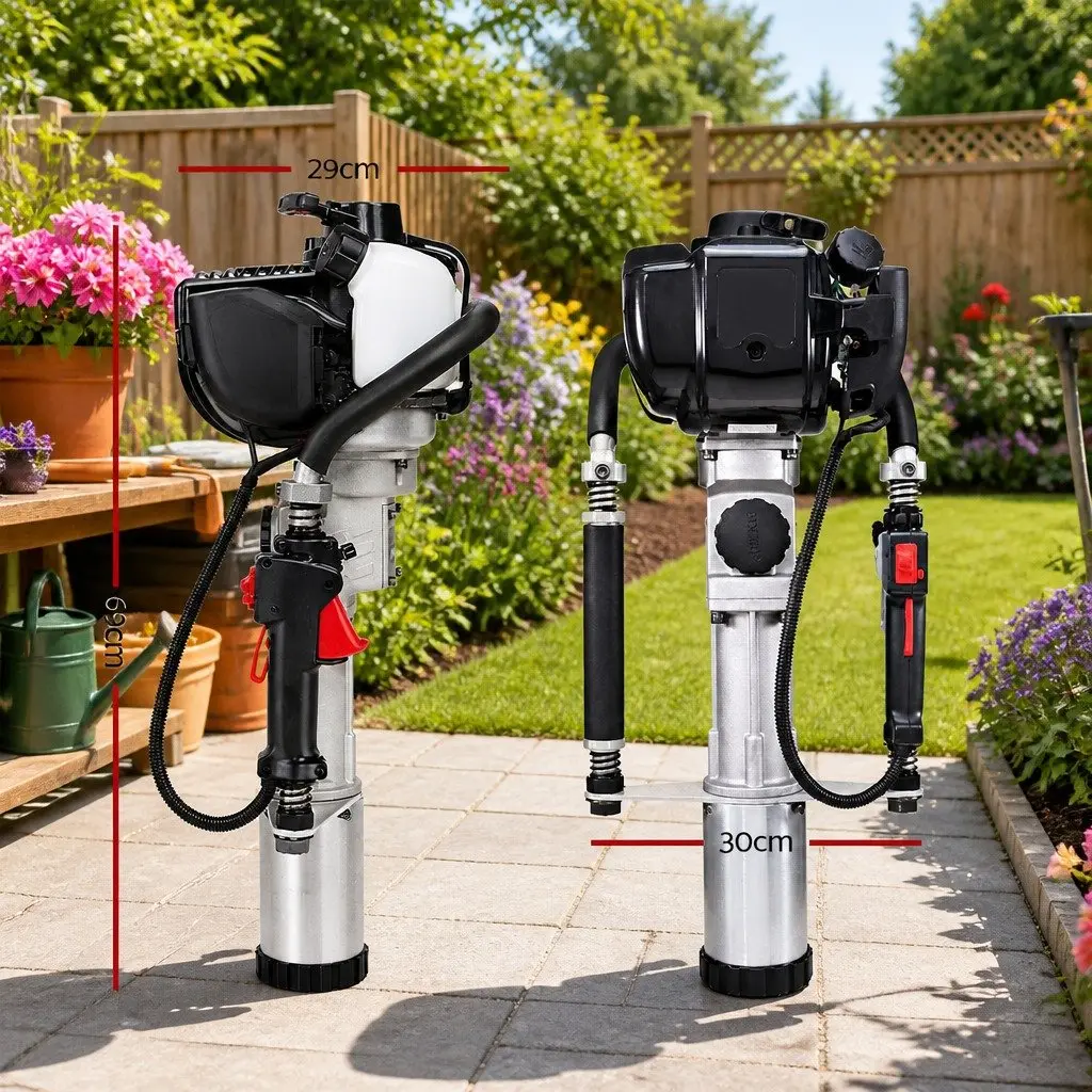 4-Stroke 38CC Petrol Post Driver with High Impact Force