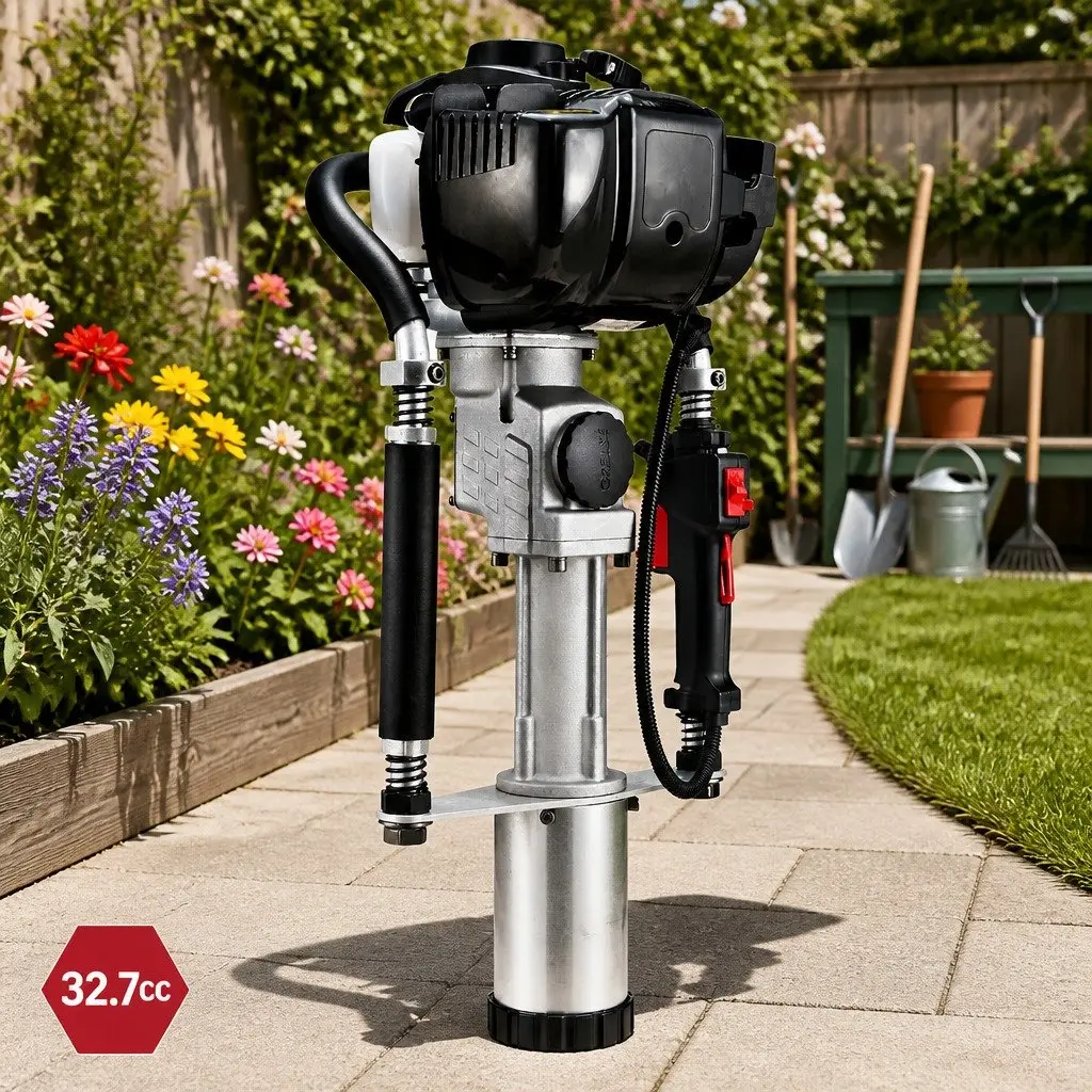4-Stroke 38CC Petrol Post Driver with High Impact Force