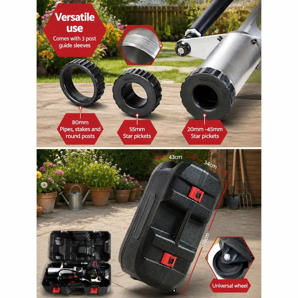 4-Stroke 38CC Petrol Post Driver with High Impact Force