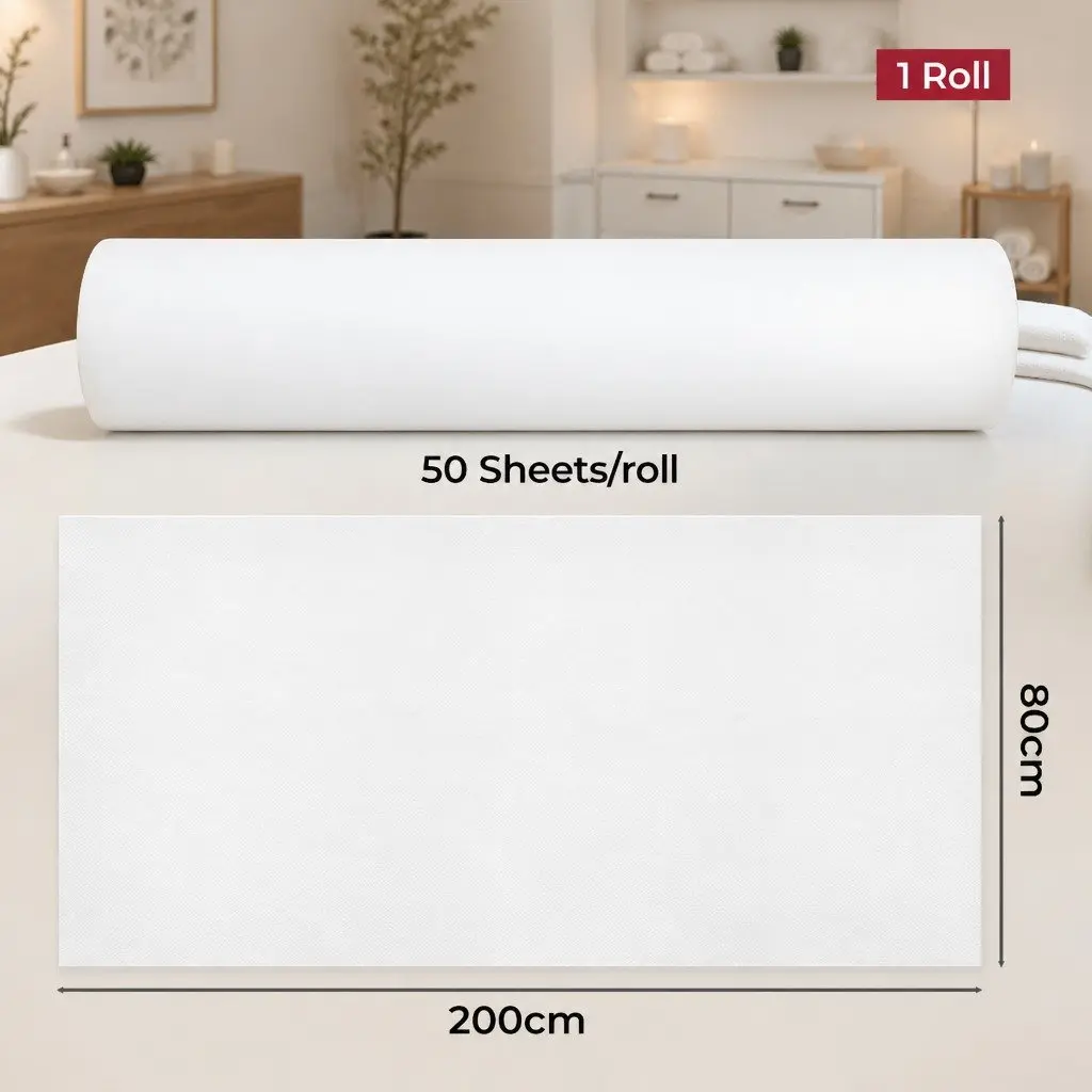 50PCS Waterproof Disposable Bed Sheets