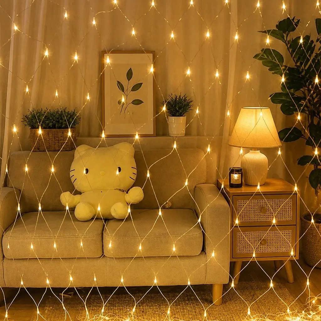 LED Christmas Net Lights Indoor Outdoor 4m x 6m Waterproof Decoration