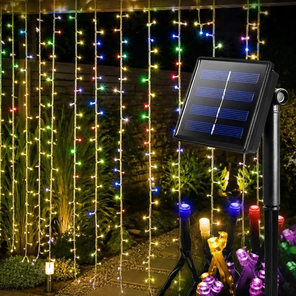 30M Solar-Powered 300LED String Lights