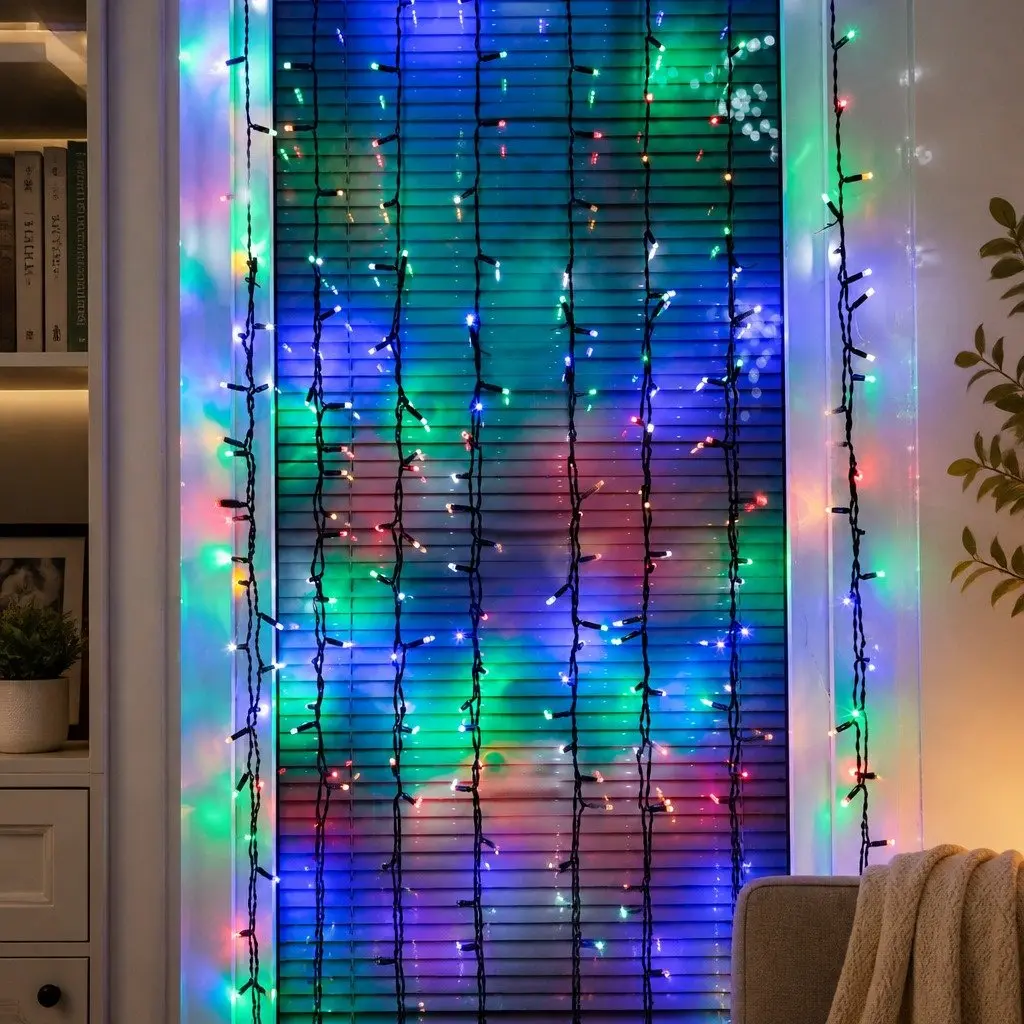 30M Solar-Powered 300LED String Lights