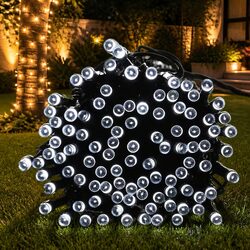 Solar Powered LED String Lights 500 Outdoor Garden Waterproof Decoration