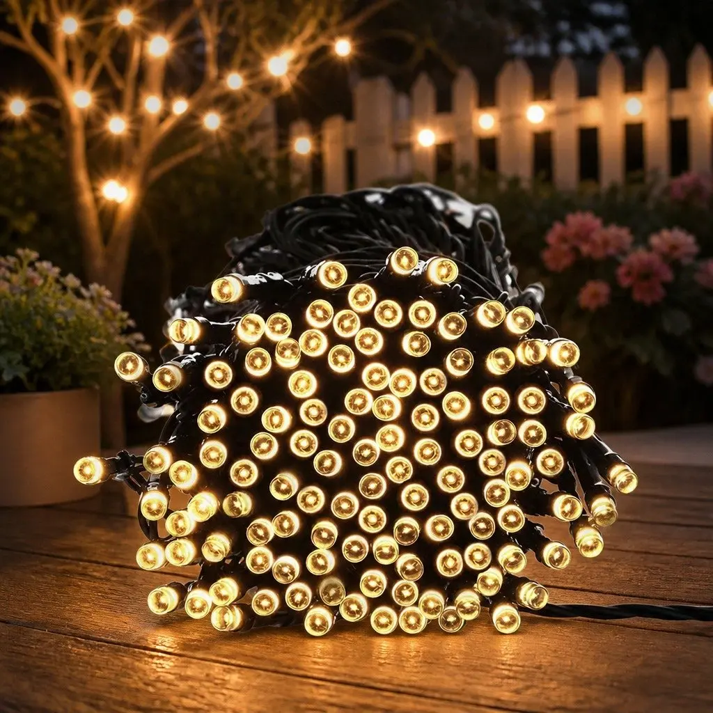52M 500LED Solar-Powered String Lights