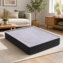 Large Pet Bed with Foam Support - 105cm x 70cm