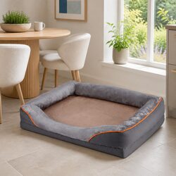 Dimensions: 120cm L x 90cm W Orthopedic Pet Bed