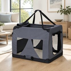 Pet Carrier Specifications: 121x80cm, 600D Oxford Cloth, Grey