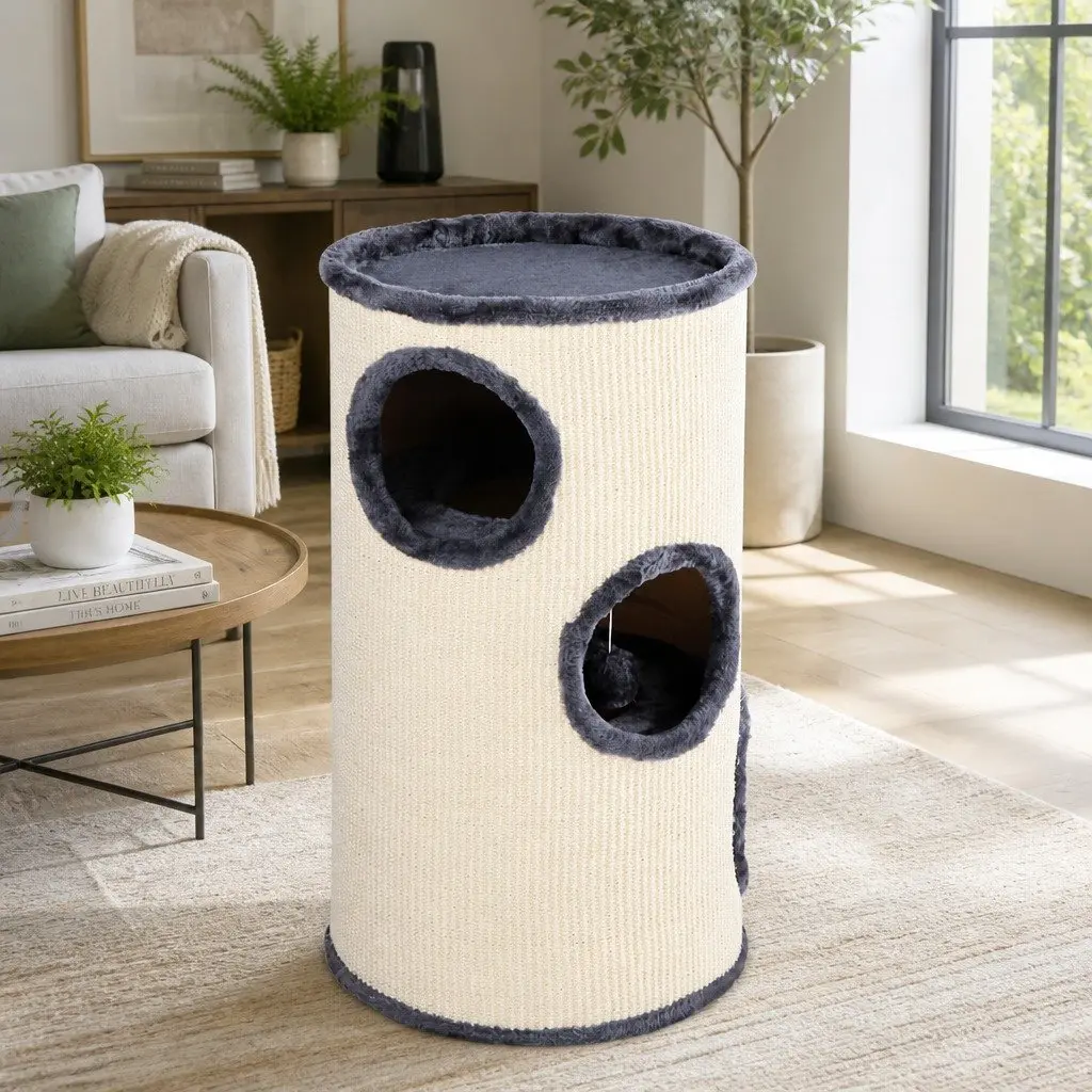 Cat Tree 70cm with Toys and Multiple Levels