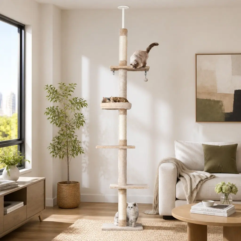 290cm Cat Tree with 5 Platforms