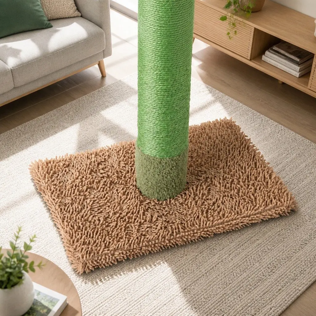 Cat Tree Scratching Post for Floor to Ceiling Use 290cm Adjustable Multi Level