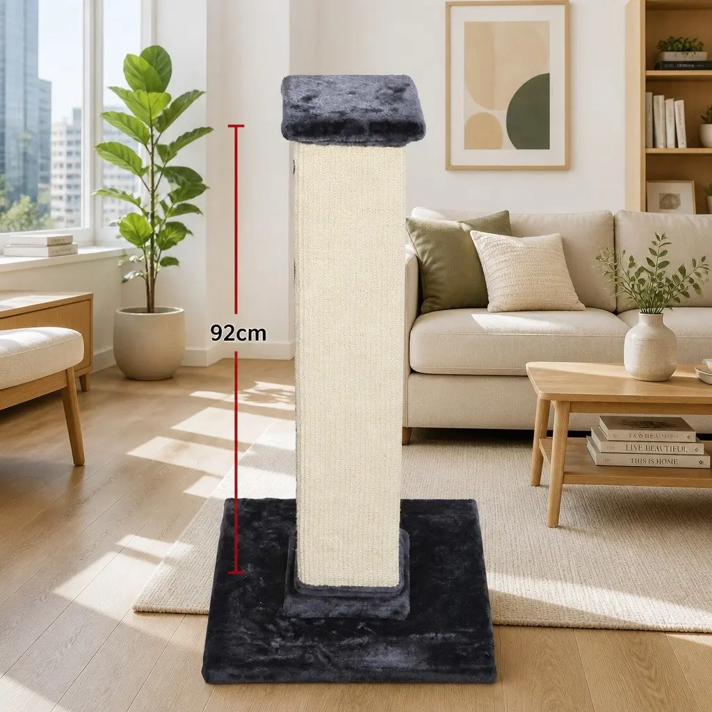 Cat Scratching Post Tower at 89cm Height