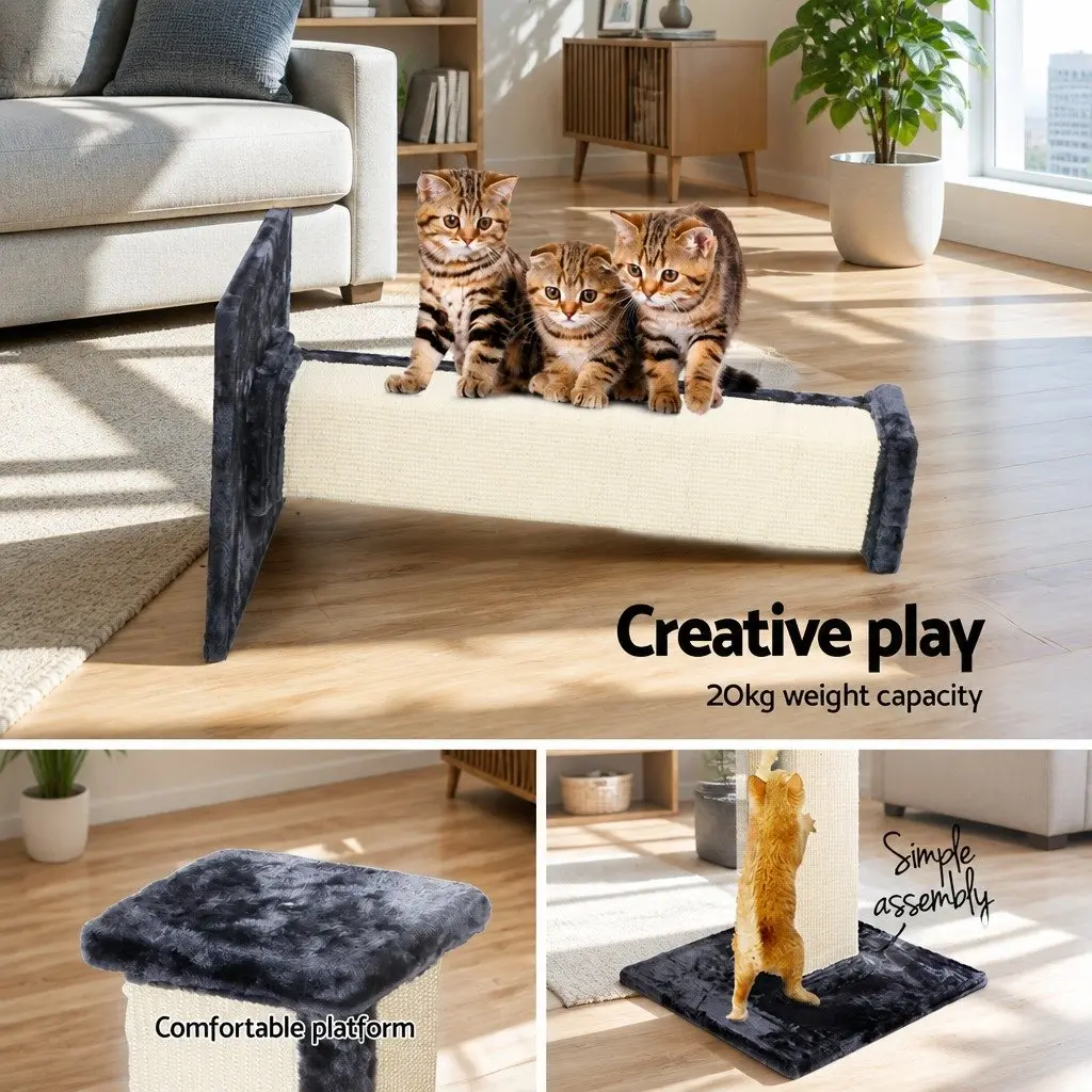 Cat Scratching Post Tower at 89cm Height