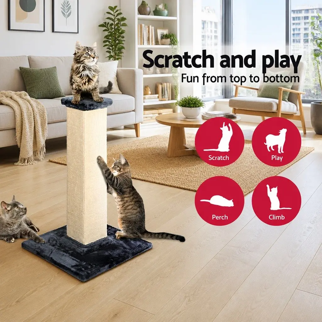 Cat Scratching Post Tower at 89cm Height