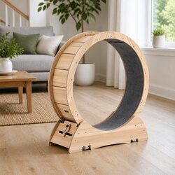 Wooden Cat Exercise Wheel Dimensions 91cm for Large Cats