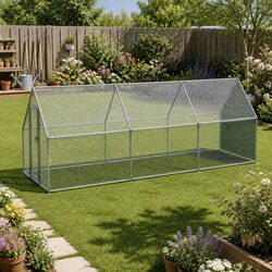 Specifications of 3m x 6m x 2m Galvanised Steel Chicken Coop