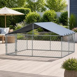 XXL Dog Kennel – Silver Steel Frame Specifications