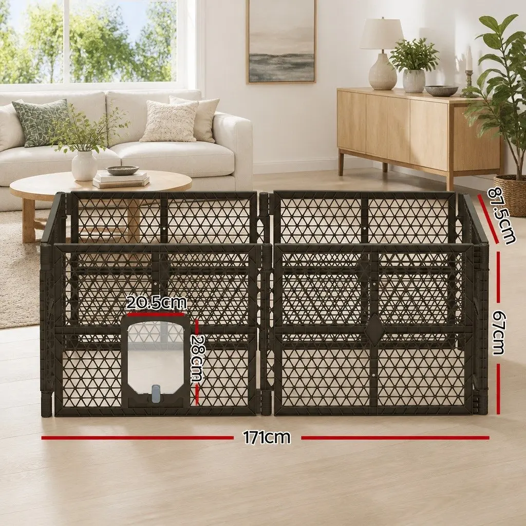 6 Panel Pet Playpen Enclosure
