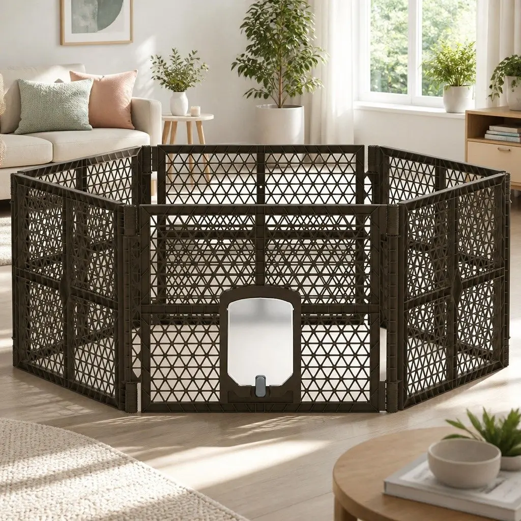 6 Panel Pet Playpen Enclosure