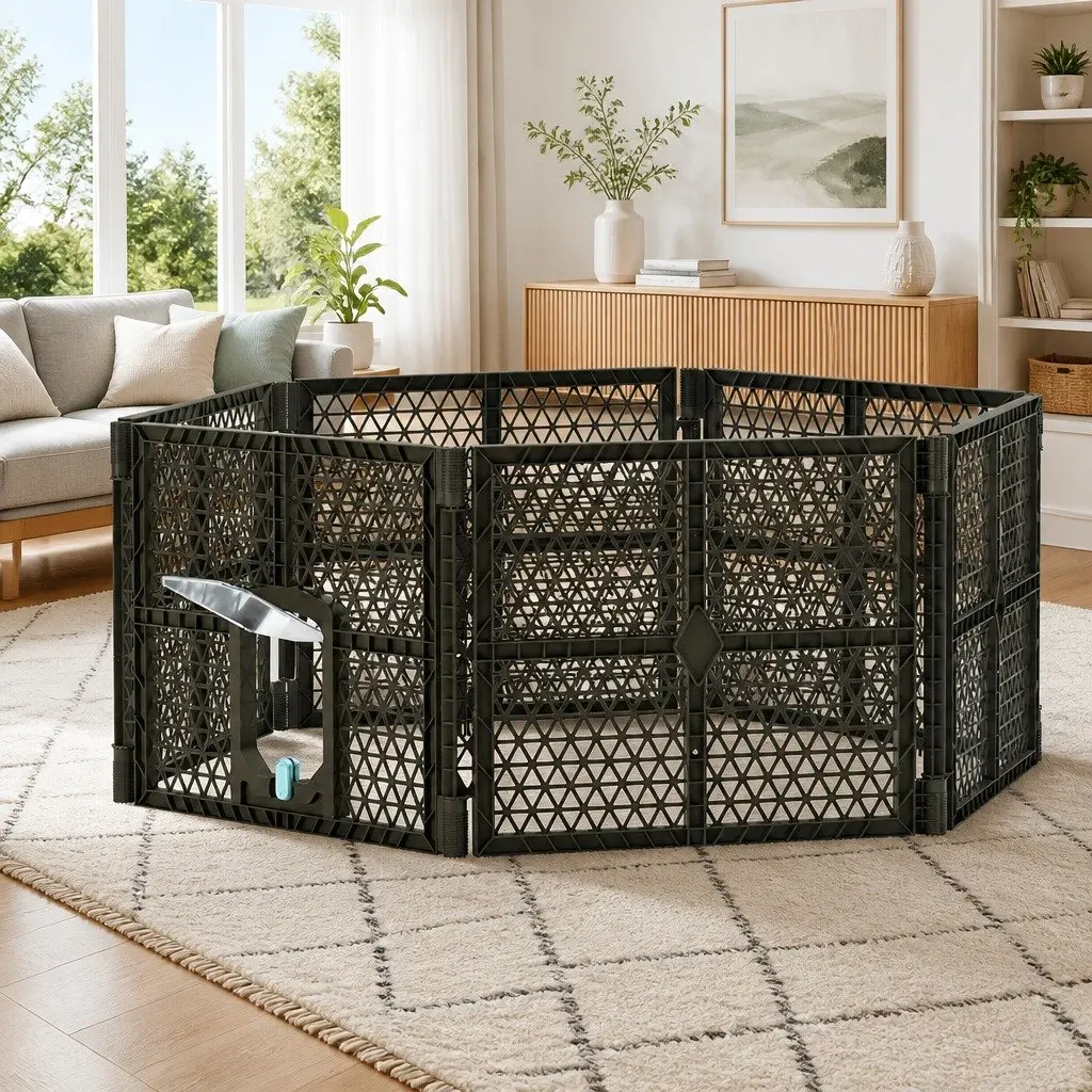 6 Panel Pet Playpen Enclosure