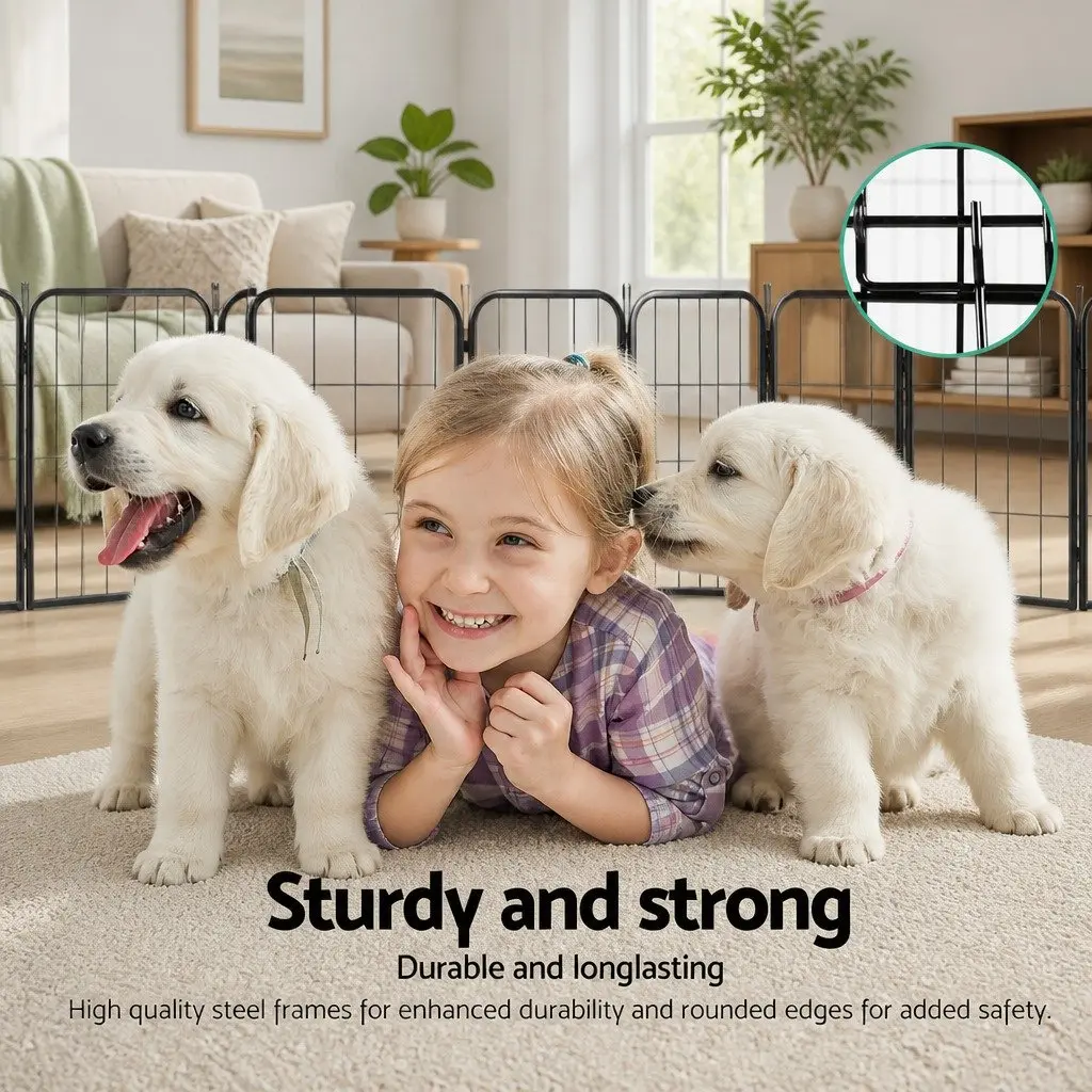 8 Panel Pet Playpen 30" Enclosure