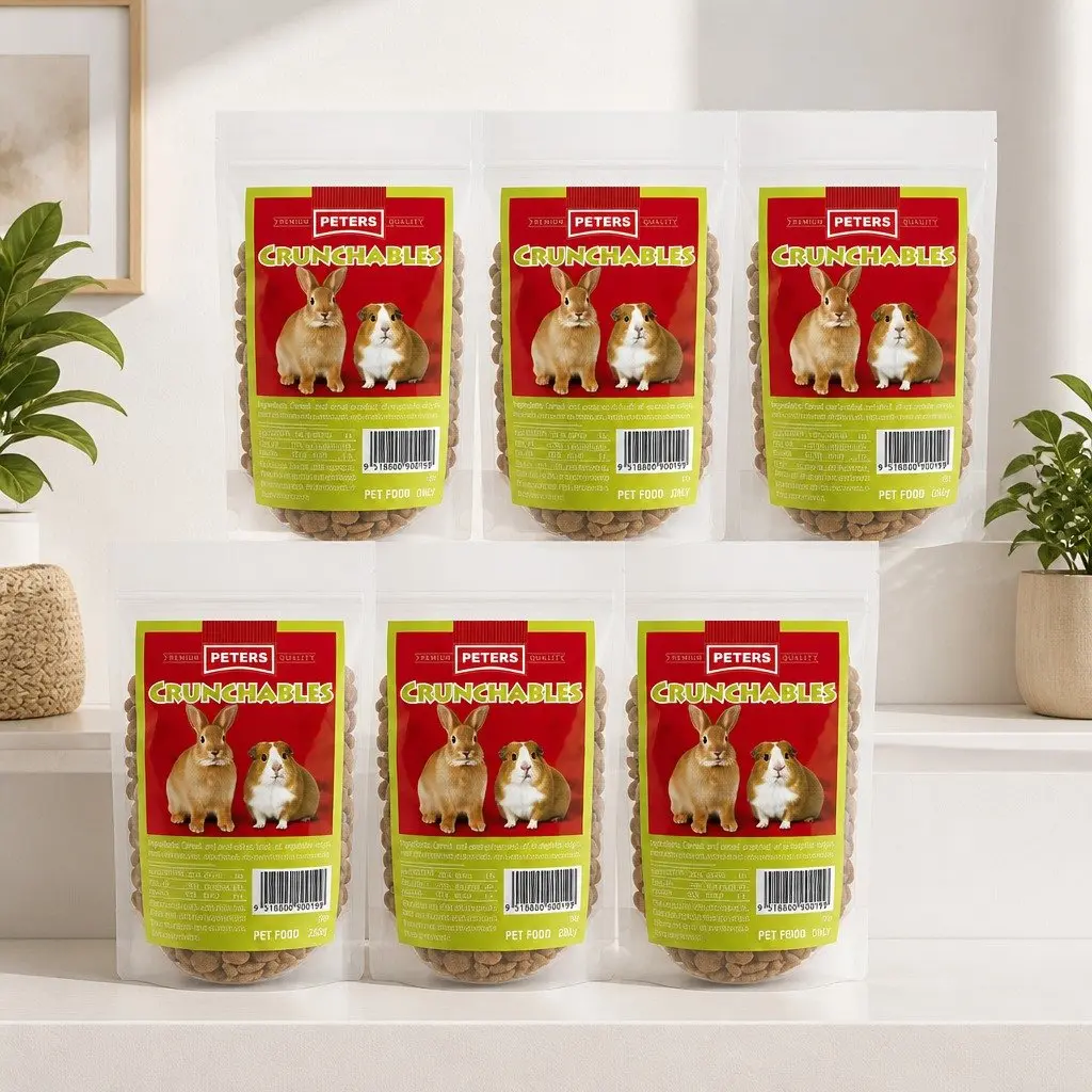 250g x6 Crunchy Treat Mix for Rabbits and Guinea Pigs
