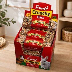 Small Animal Treat Bar - 12x100g Crunchy Fruit Mix