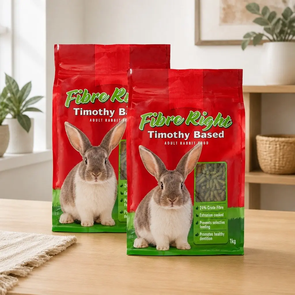 1kg Adult Rabbit High Fibre Pellet Food
