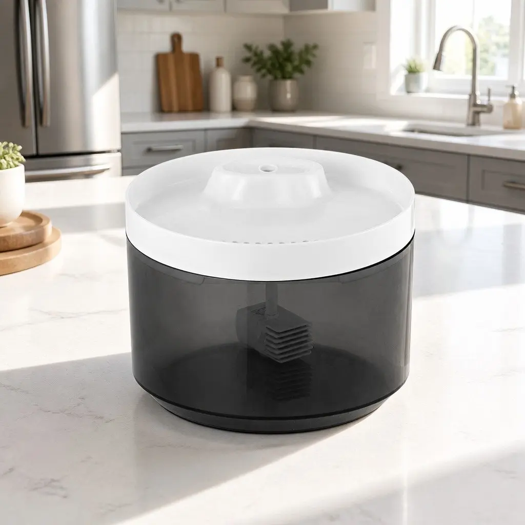 Automatic Pet Water Fountain Feeder Dispenser 2.2L Filtered Drinking Bowl Cat