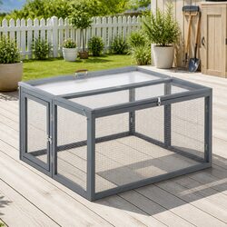 Portable Chicken Coop with Dimensions 110cm x 95cm x 54cm