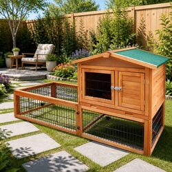 Specifications for Large Outdoor Wooden Hutch for Pets