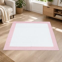 Dog Training Pads 400pcs – 60cm x 60cm, Pink Non-woven