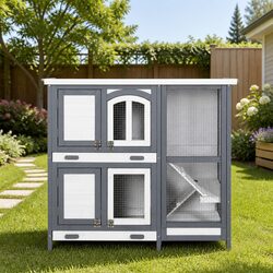 Rabbit Hutch Chicken Coop 98cm - Detailed Specs