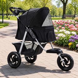 Pet Stroller Specifications: Compact & Sturdy