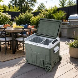Portable Fridge Freezer 50L with Adjustable Temperature