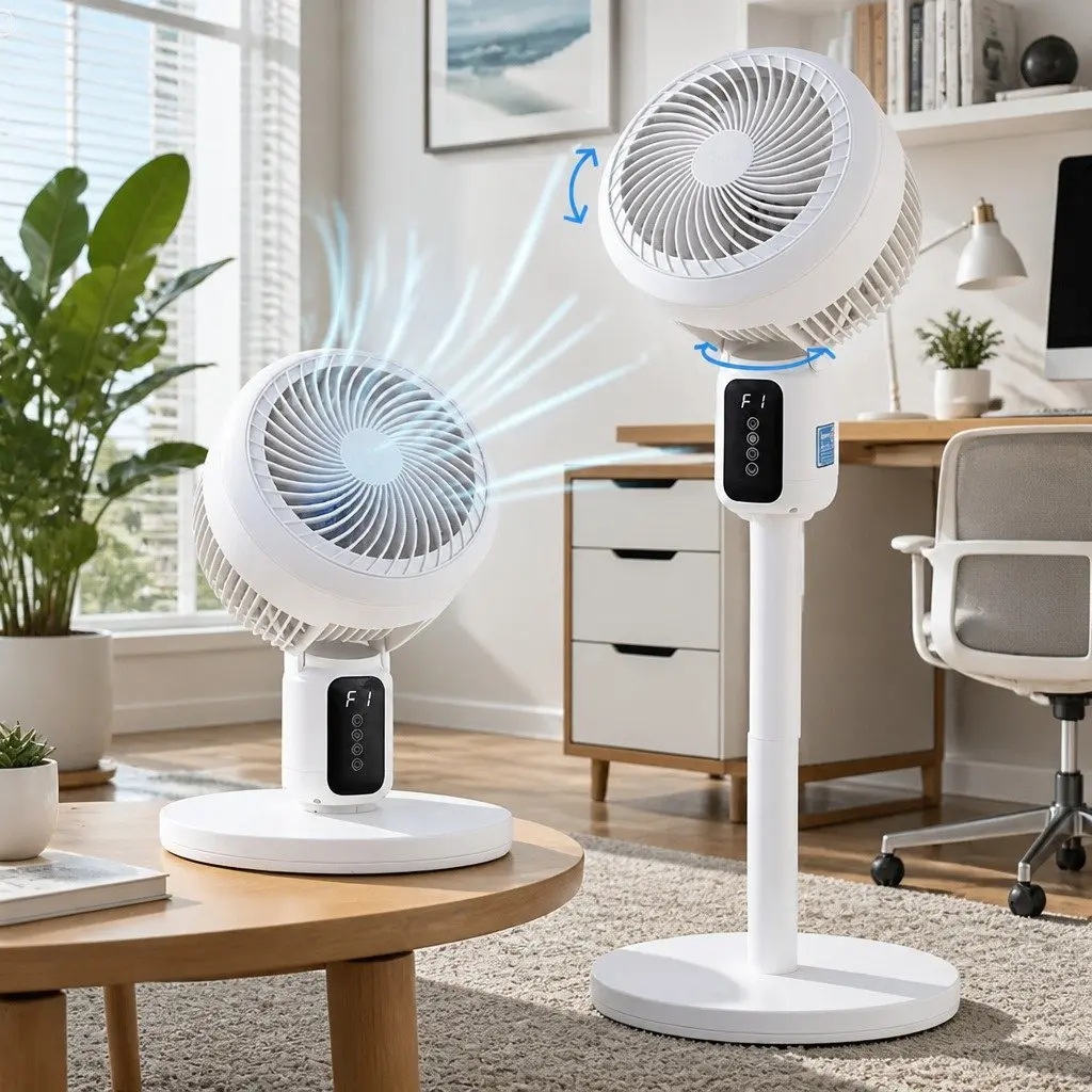 Adjustable Pedestal Fan with Remote Control
