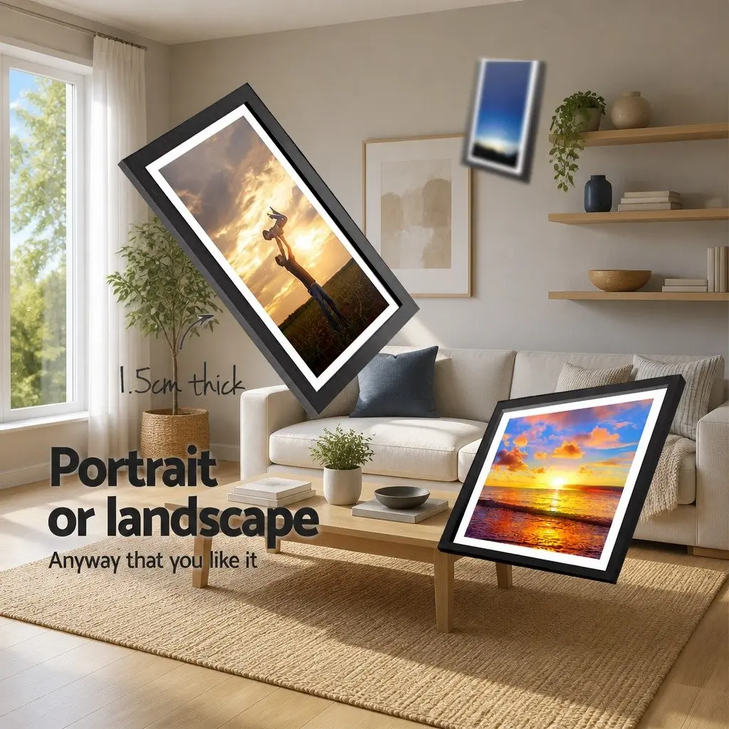 Photo Frame Set 26PCS Multiple Sizes 3.5x5" 4x6" 5x7" 8x10" Wall Art Display