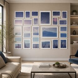Factual 26-Piece Photo Frame Set: Multiple Sizes & Specs