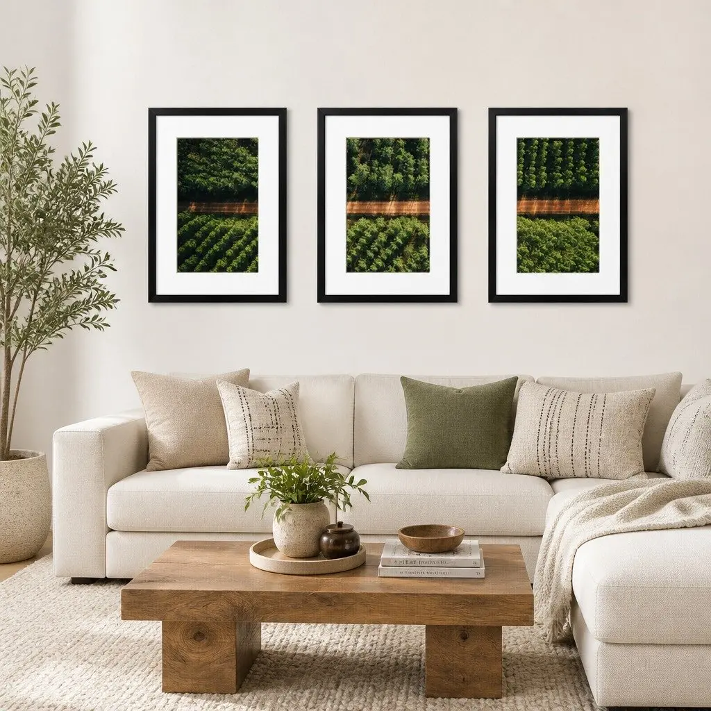 3-Piece Photo Frame Wall Set for A3 Pictures