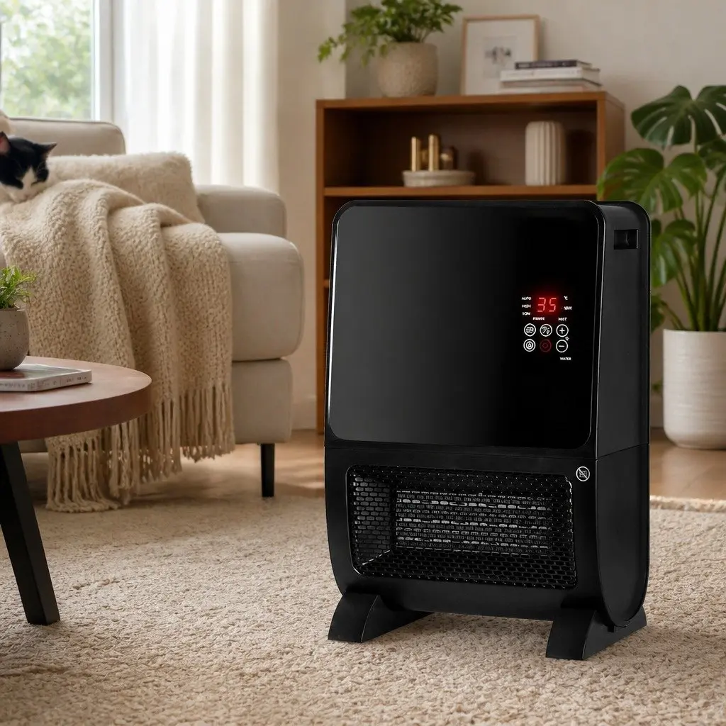 2000W Ceramic 2 In 1 Space Heater and Humidifier