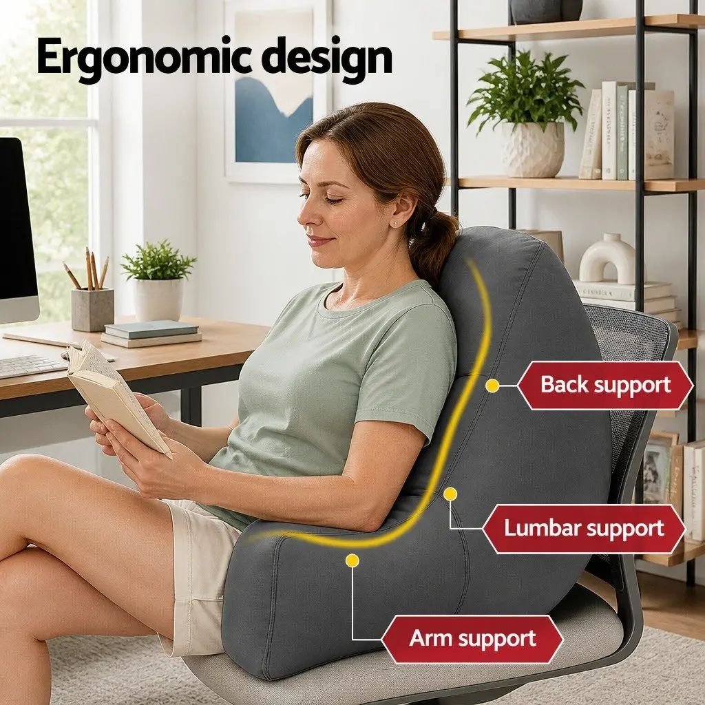 Reading Pillow with Lumbar Support