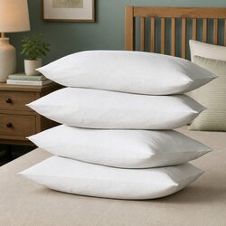 Bamboo Pillow Set: 4 Pillows with Superior Features